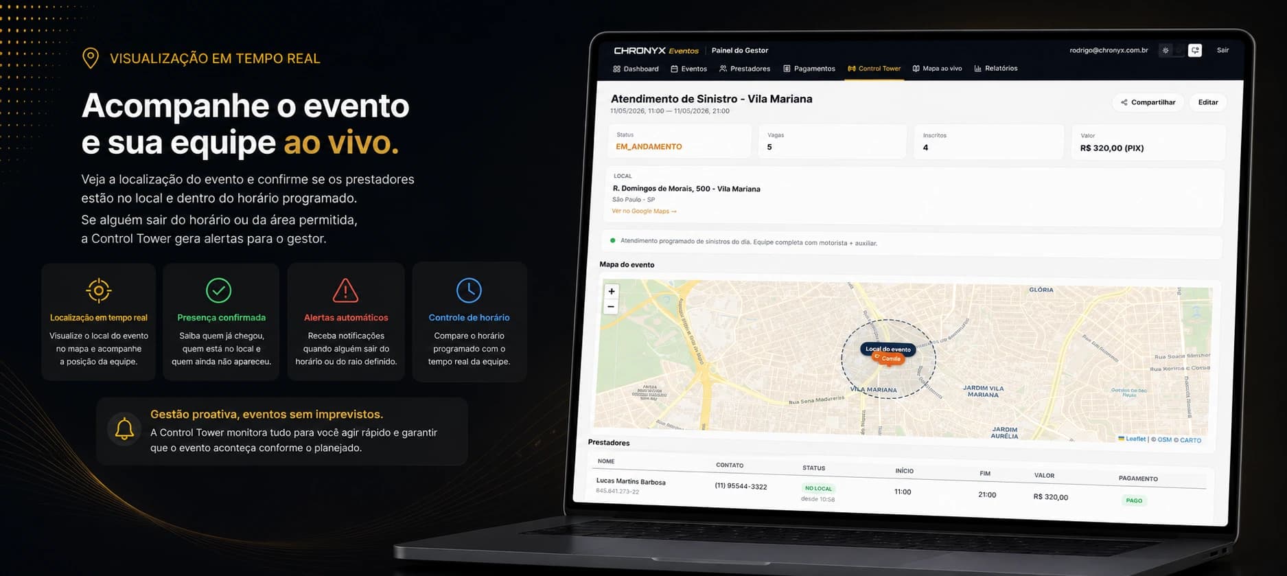 Chronyx Eventos — slide 6