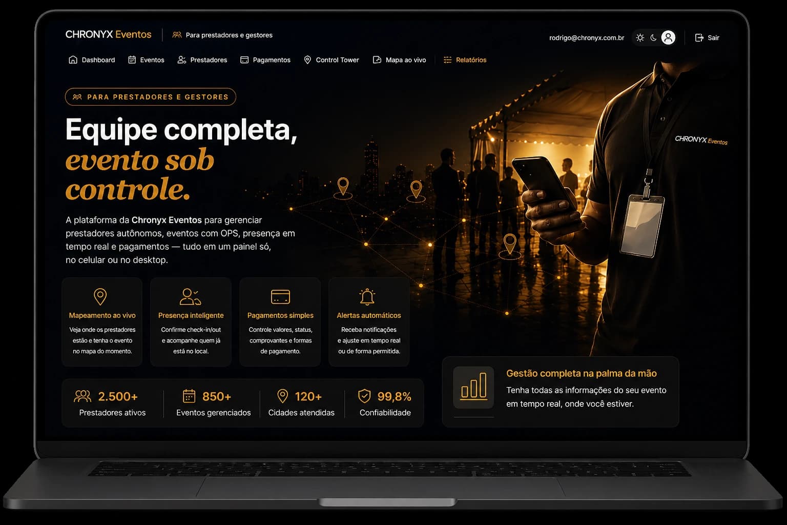 Chronyx Eventos — slide 7