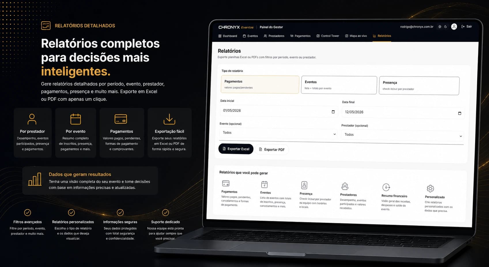 Chronyx Eventos — slide 7